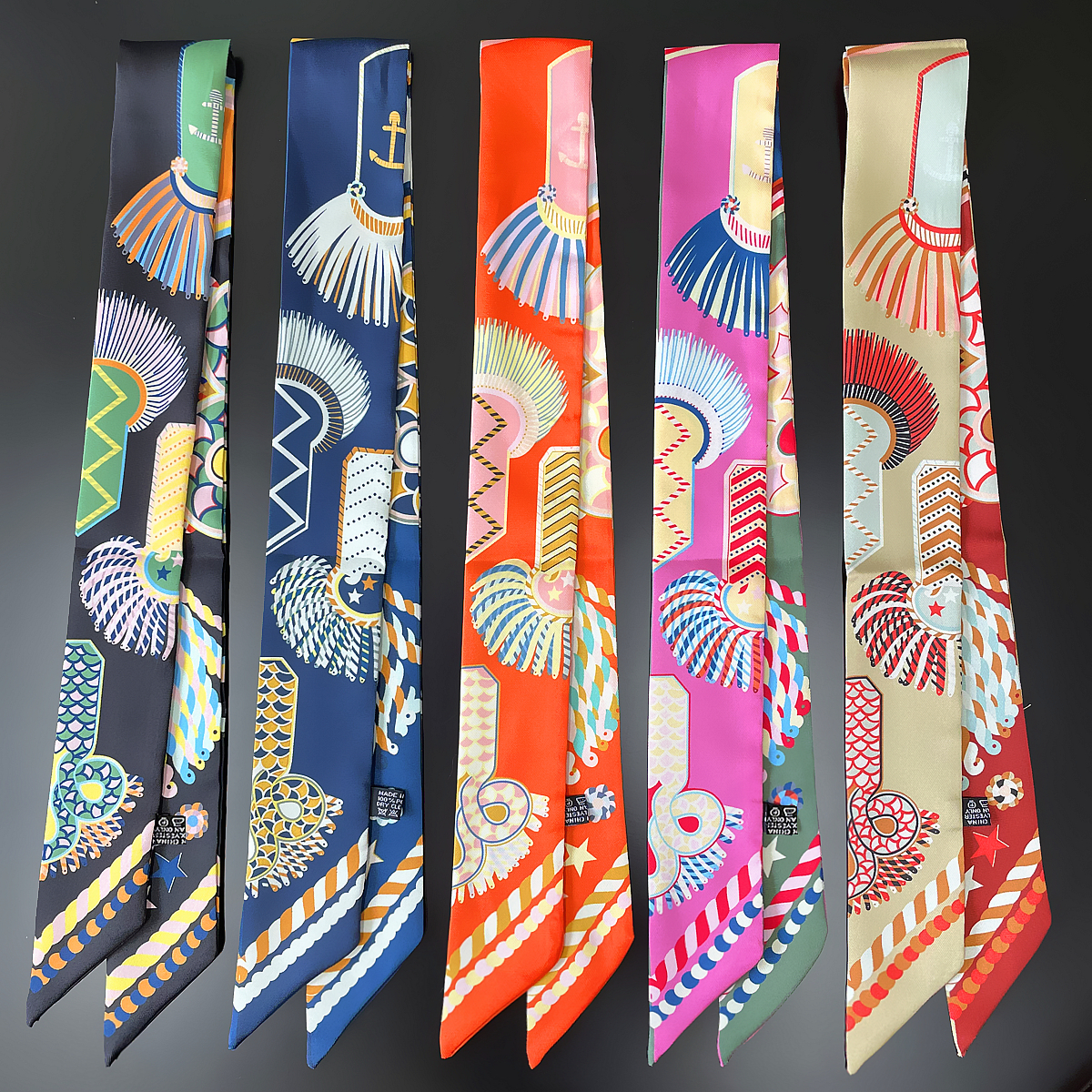 Women Bags Luxury Brands - Brand Design Twill 100% Silk Scarf
