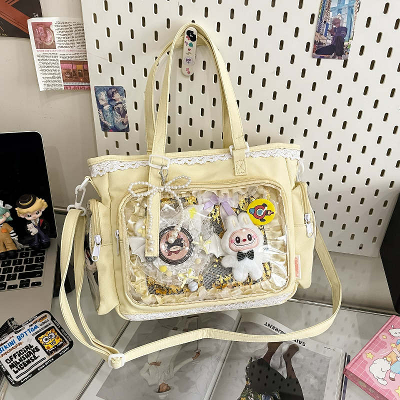Women Bags Rack - New Japanese Style Transparent Crossbody Bag
