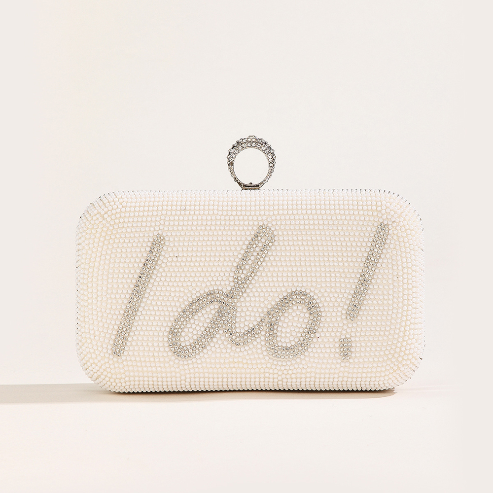 Evening Bag Beaded - I Do Letter Evening Bags For