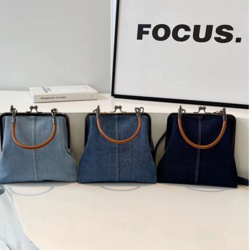 Women Bags Jeans - Portable Vintage Style Women Handbag Versatile