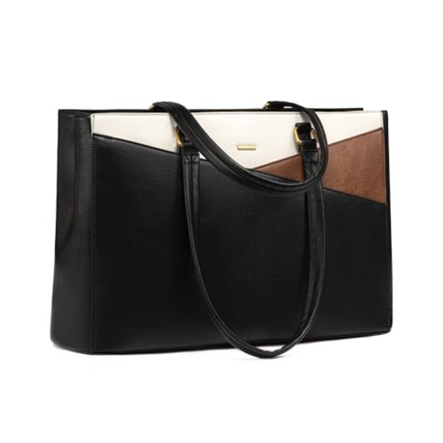 Women Bags For Laptop - Vintage Leather Work Tote - Laptop