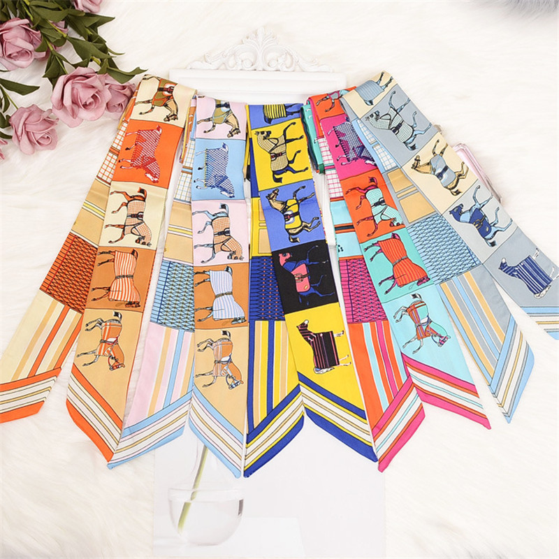 Women Bags Luxury Brands - Horse Printing Bag Scarf 2024 New