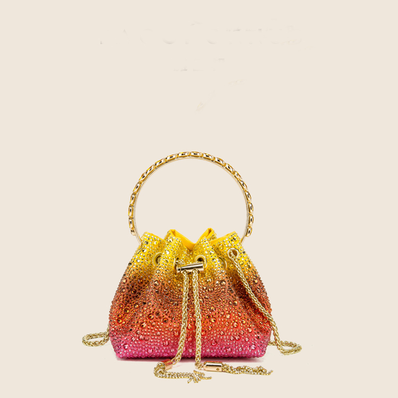 Evening Bag Beaded - Handle Rhinestones Evening clutch Bag Purses