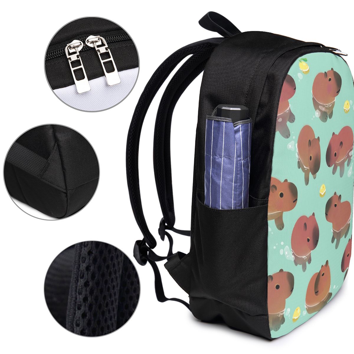 Capybara Animal Pattern Backpa – Women Bags For Laptop recenzja i cena