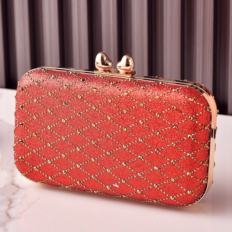 Elegant Hot Pink Glitter Clutc – Evening Bag Beaded recenzja i cena
