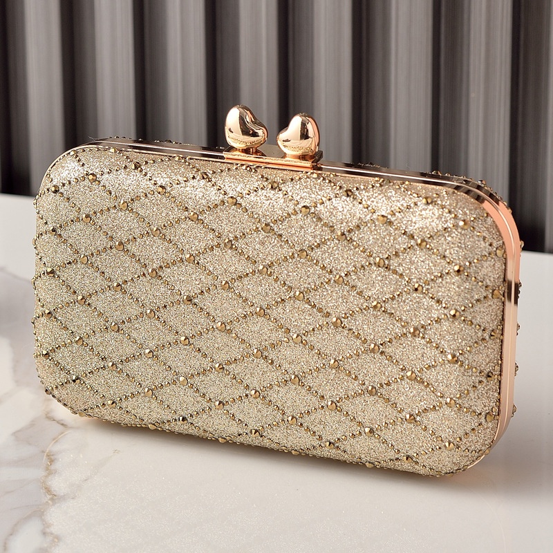 Elegant Hot Pink Glitter Clutc – Evening Bag Beaded recenzja i cena