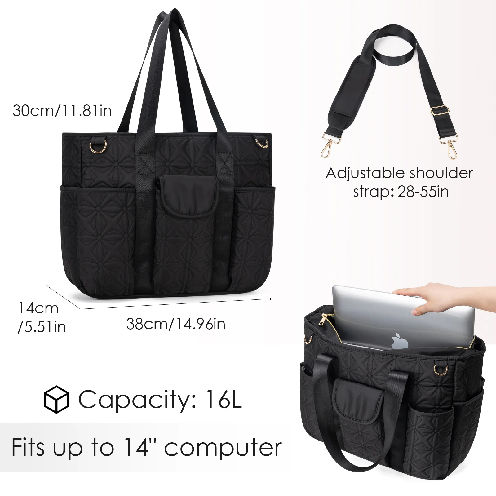 Kabaqoo Large Capacity Canvas  – Women Bags Rack recenzja i cena