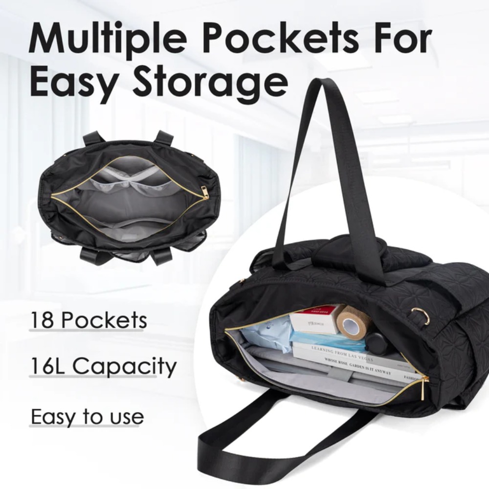 Kabaqoo Large Capacity Canvas  – Women Bags Rack recenzja i cena
