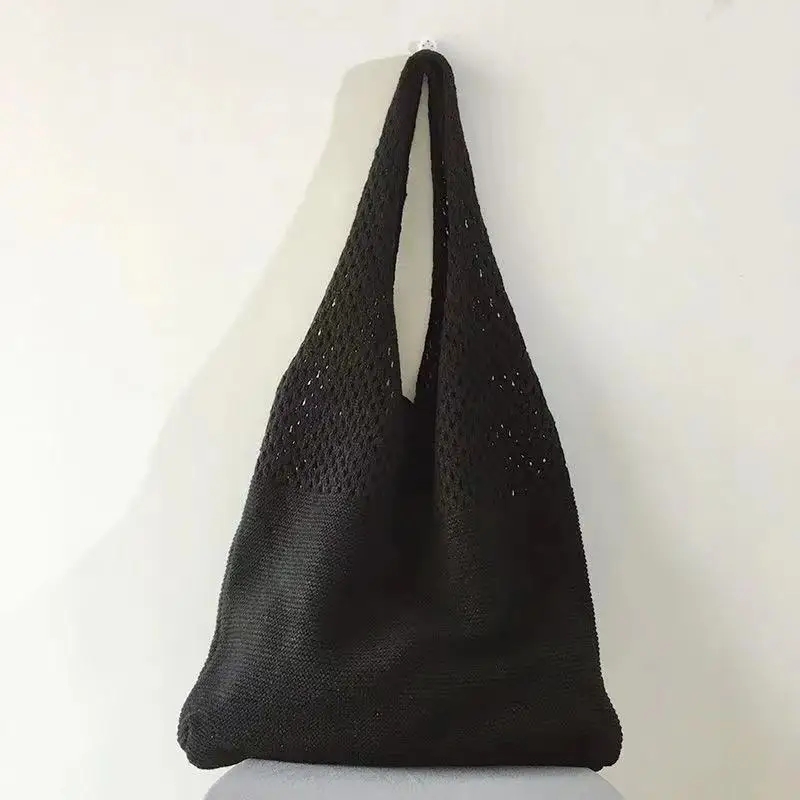 New Trend Women's Bag Crochet  – Crochet Market Bag recenzja i cena
