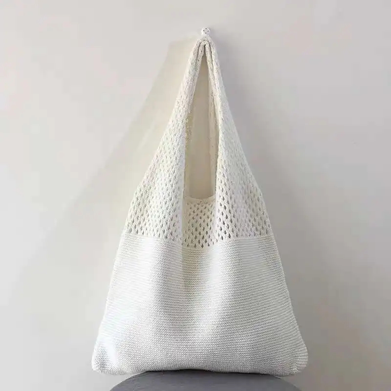 New Trend Women's Bag Crochet  – Crochet Market Bag recenzja i cena