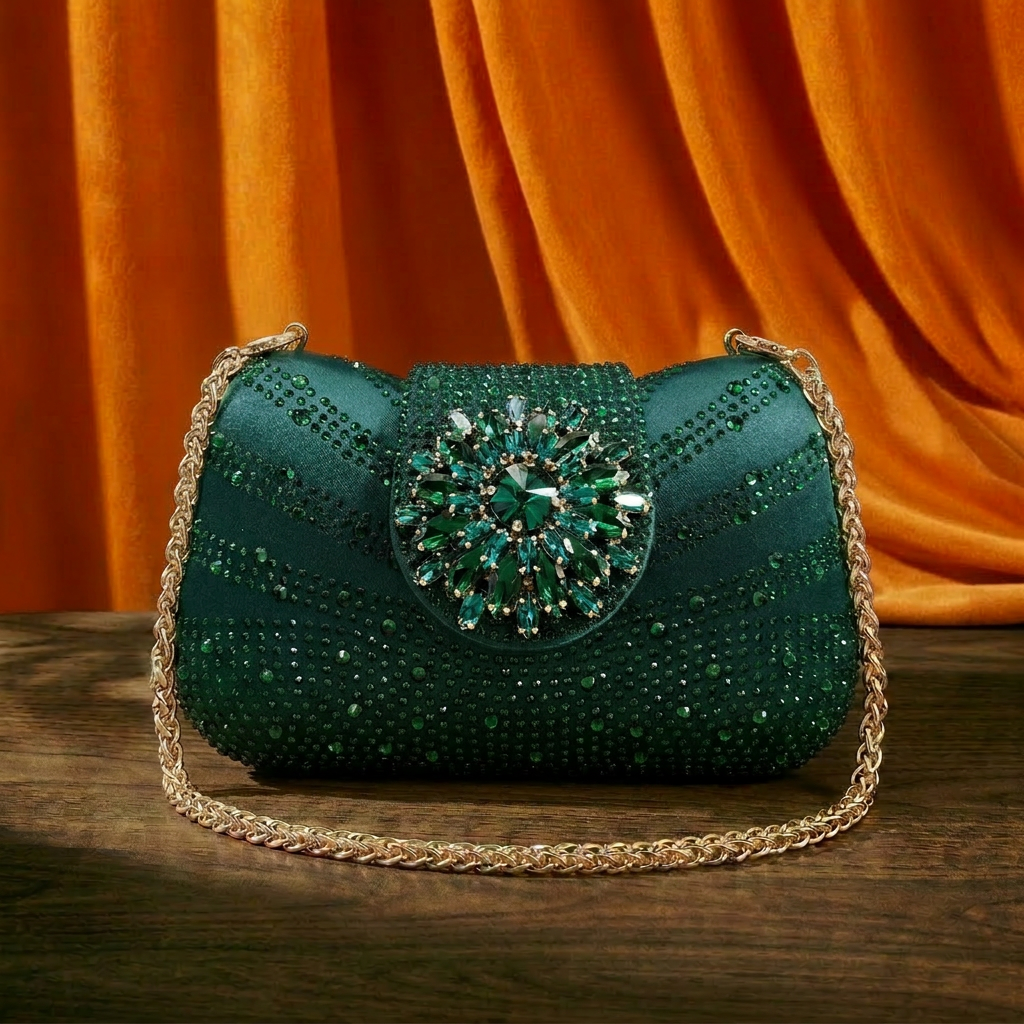 2026 Women's Elegant Green Rhi – Women Bags 2026 recenzja i cena