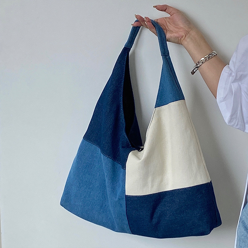 Patchwork Design Women Shoulde – Women Bags Jeans recenzja i cena