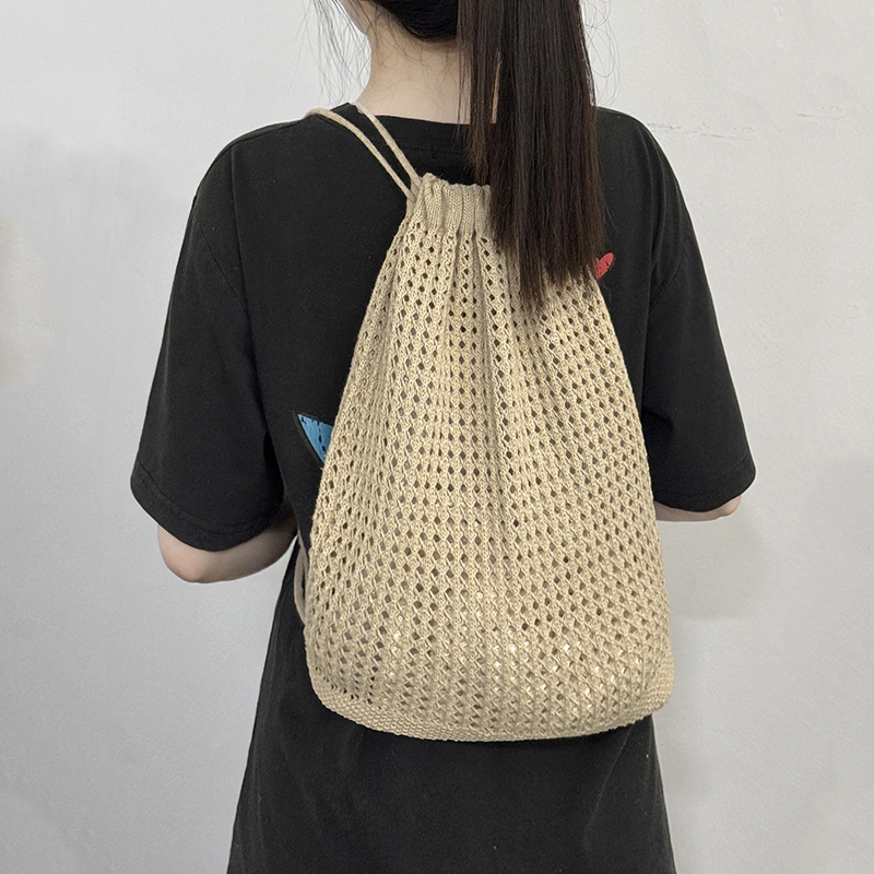 Fashion Women Hollow Woven Sho – Crochet Market Bag recenzja i cena