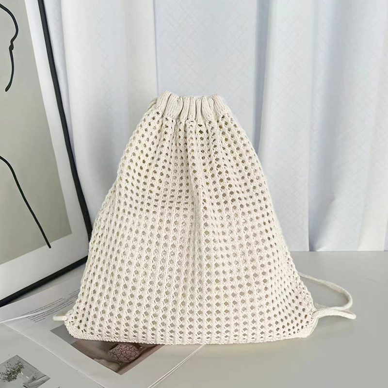 Fashion Women Hollow Woven Sho – Crochet Market Bag recenzja i cena