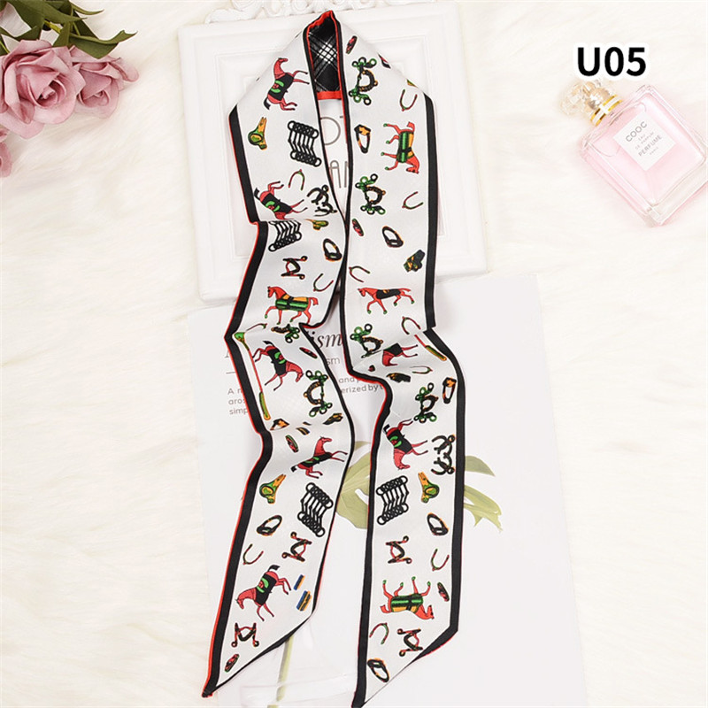 Horse Plaid Skinny Scarf Women – Women Bags Luxury Brands recenzja i cena
