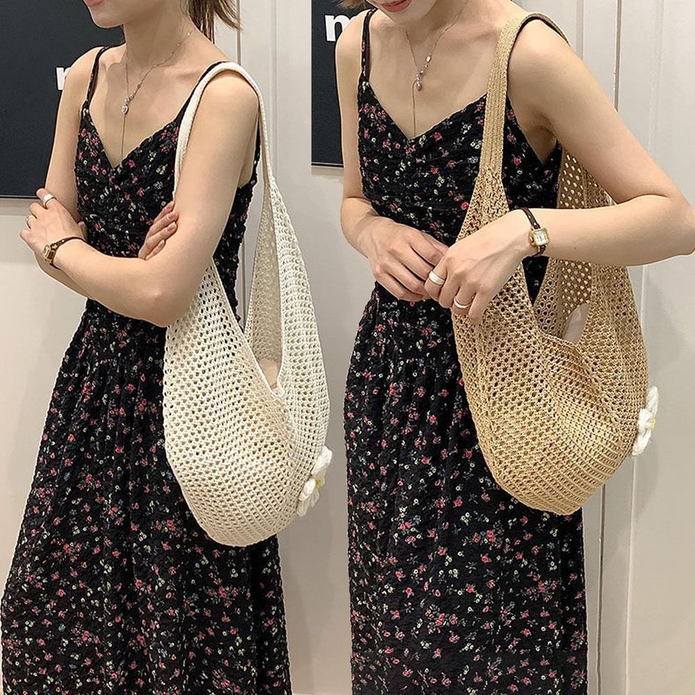Handmade Crochet Underarm Bag  – Crochet Market Bag recenzja i cena