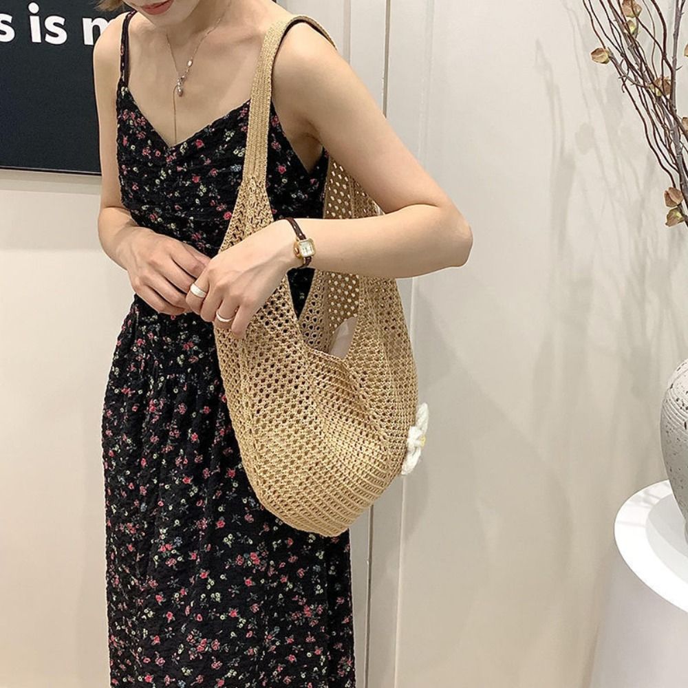 Handmade Crochet Underarm Bag  – Crochet Market Bag recenzja i cena