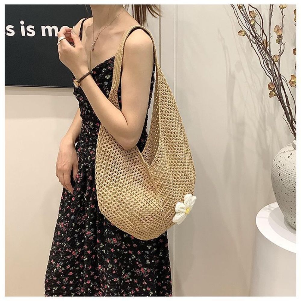 Handmade Crochet Underarm Bag  – Crochet Market Bag recenzja i cena
