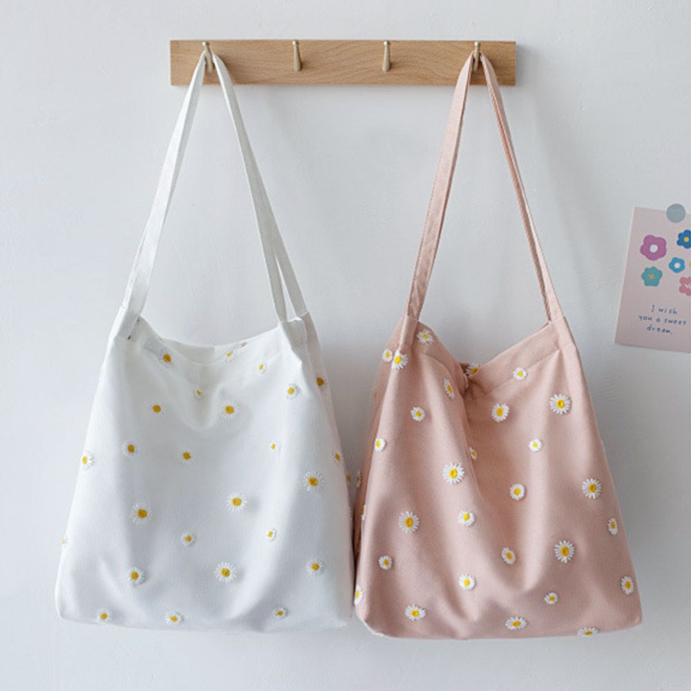 Women Canvas Bags Girls Shoppi – Crochet Market Bag recenzja i cena