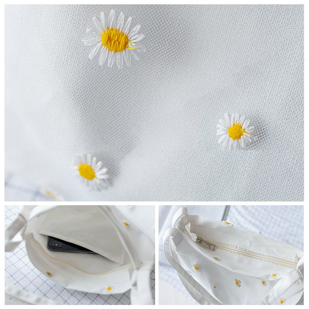 Women Canvas Bags Girls Shoppi – Crochet Market Bag recenzja i cena