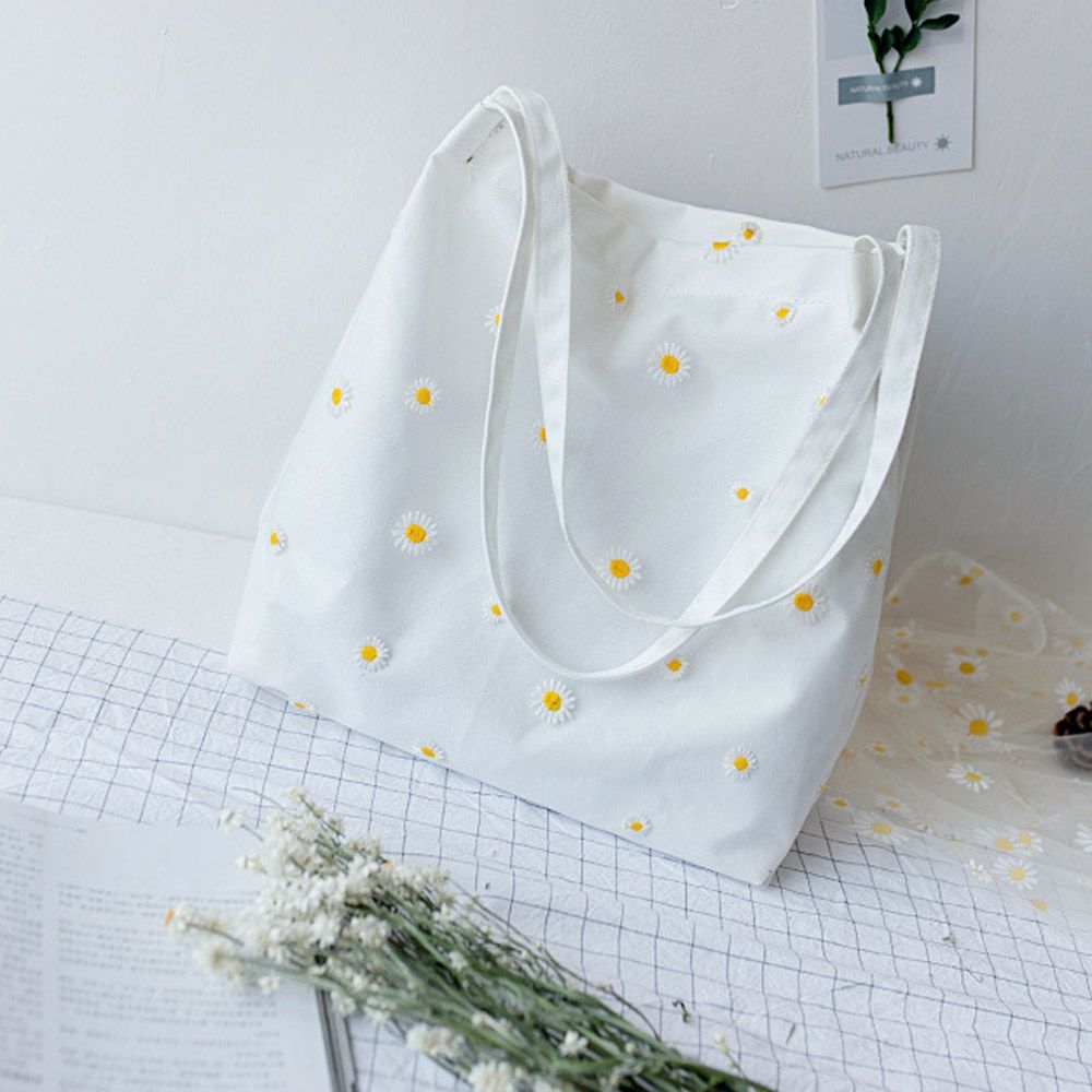 Women Canvas Bags Girls Shoppi – Crochet Market Bag recenzja i cena