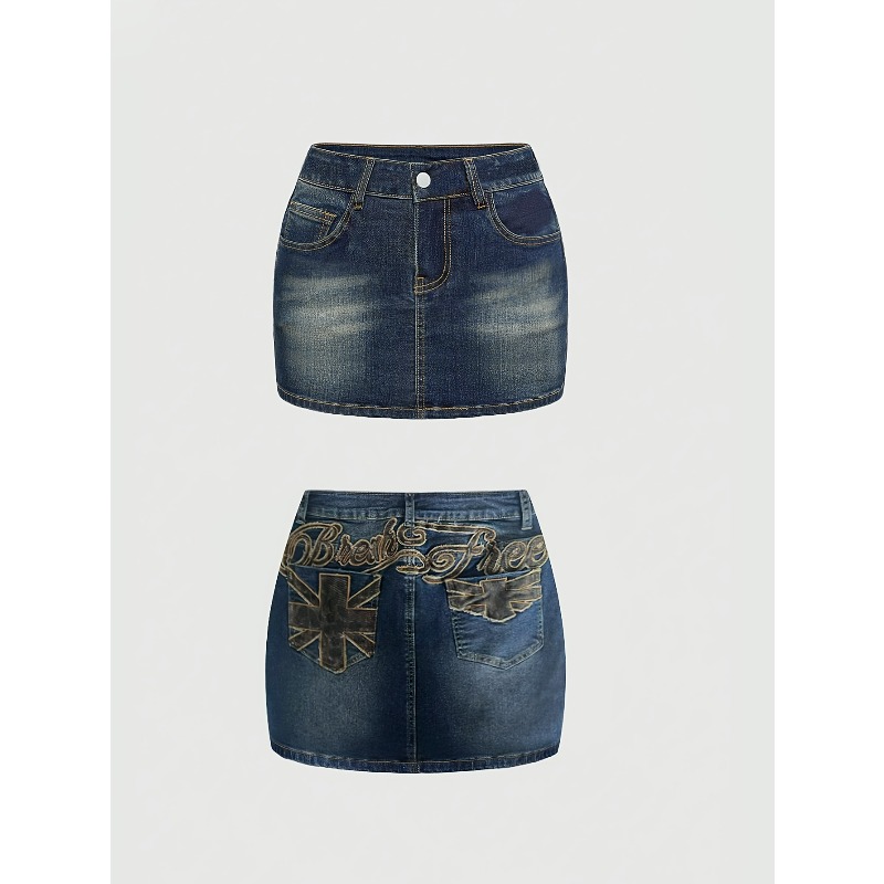 Summer Denim Retro Short Skirt – Women Bags Jeans recenzja i cena