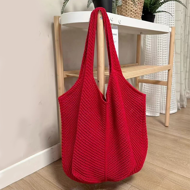 Summer Woven Shoulder Bag Wome – Crochet Market Bag recenzja i cena