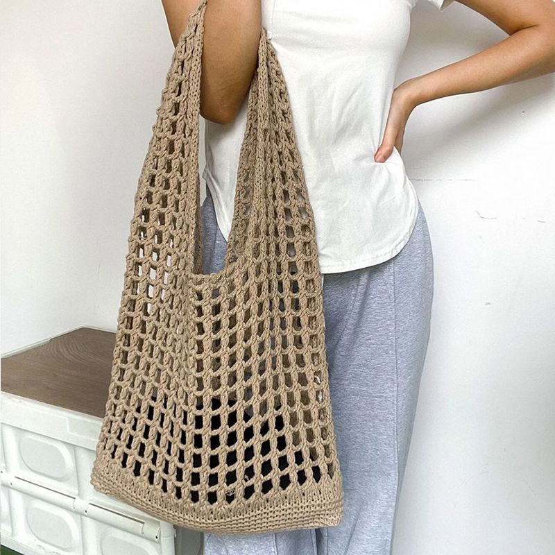Fashion Crochet Bags for Women – Crochet Market Bag recenzja i cena