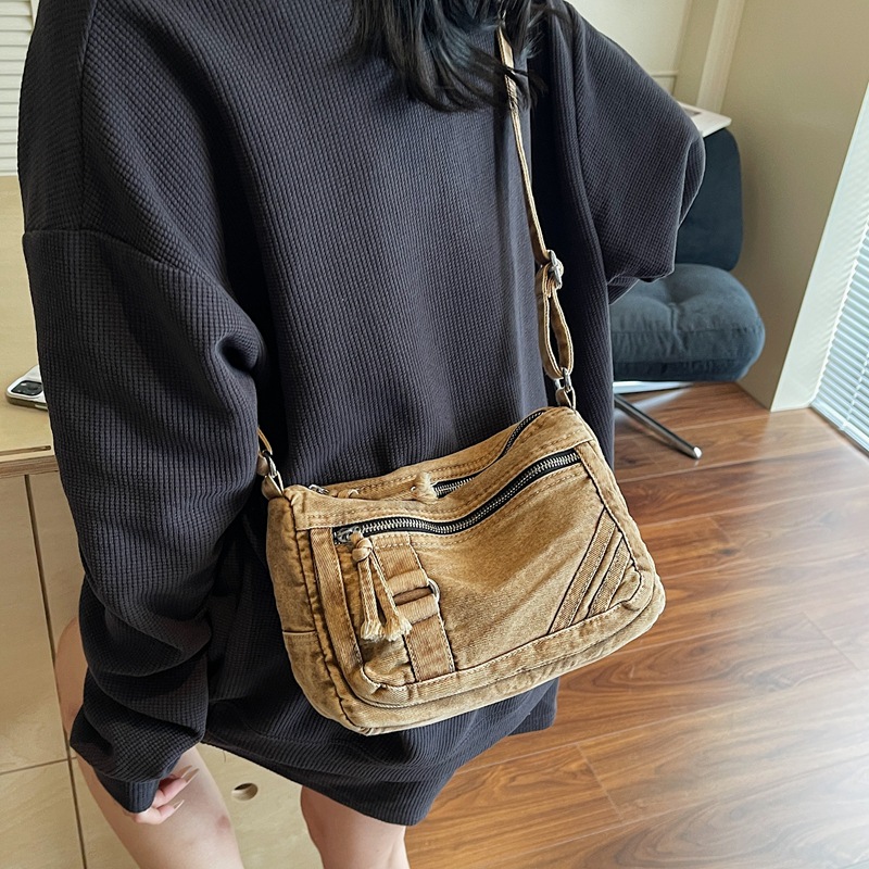 Women's Washed Denim Crossbody – Women Bags Jeans recenzja i cena