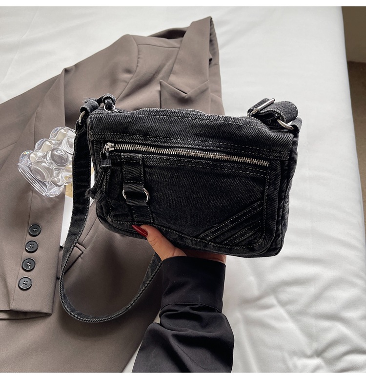 Women's Washed Denim Crossbody – Women Bags Jeans recenzja i cena