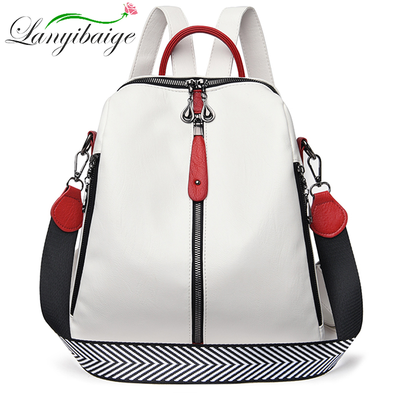 Fashion Backpack Women Soft Le – Women Bags Rack recenzja i cena