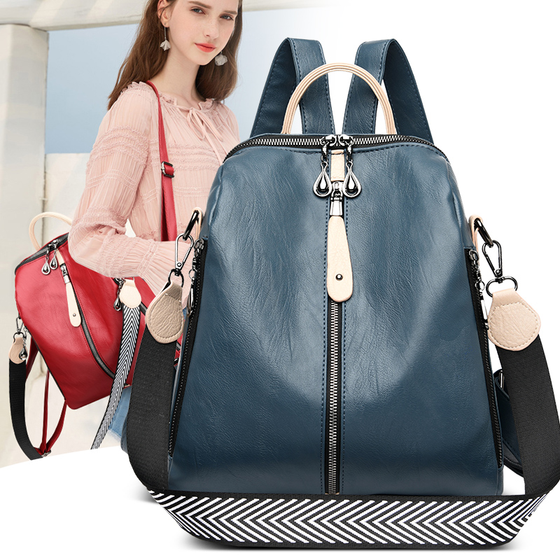 Fashion Backpack Women Soft Le – Women Bags Rack recenzja i cena
