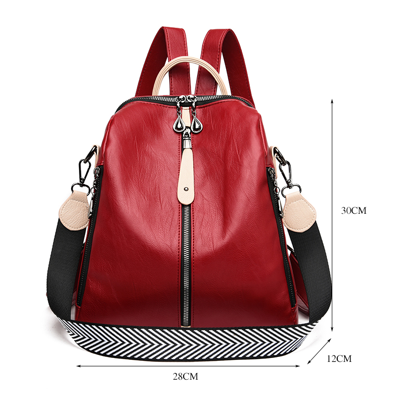 Fashion Backpack Women Soft Le – Women Bags Rack recenzja i cena