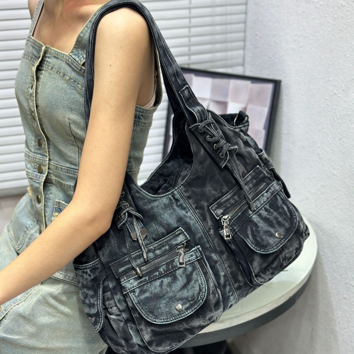 Women's Denim Bag Y2K Vintage  – Women Bags Jeans recenzja i cena