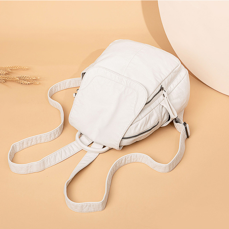 Women's Backpack White Washed  – Women Bags H&M recenzja i cena