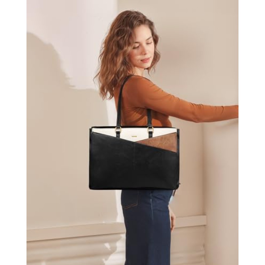 Vintage Leather Work Tote - La – Women Bags For Laptop recenzja i cena