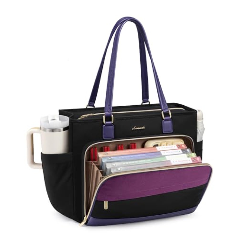 LOVEVOOK Teacher Tote Bag, Lap – Women Bags For Laptop recenzja i cena