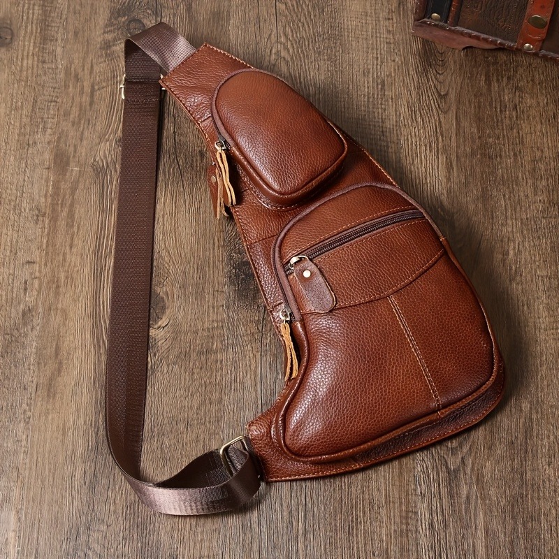 Genuine Leather Chest Bag for  – Women Bags Polene recenzja i cena