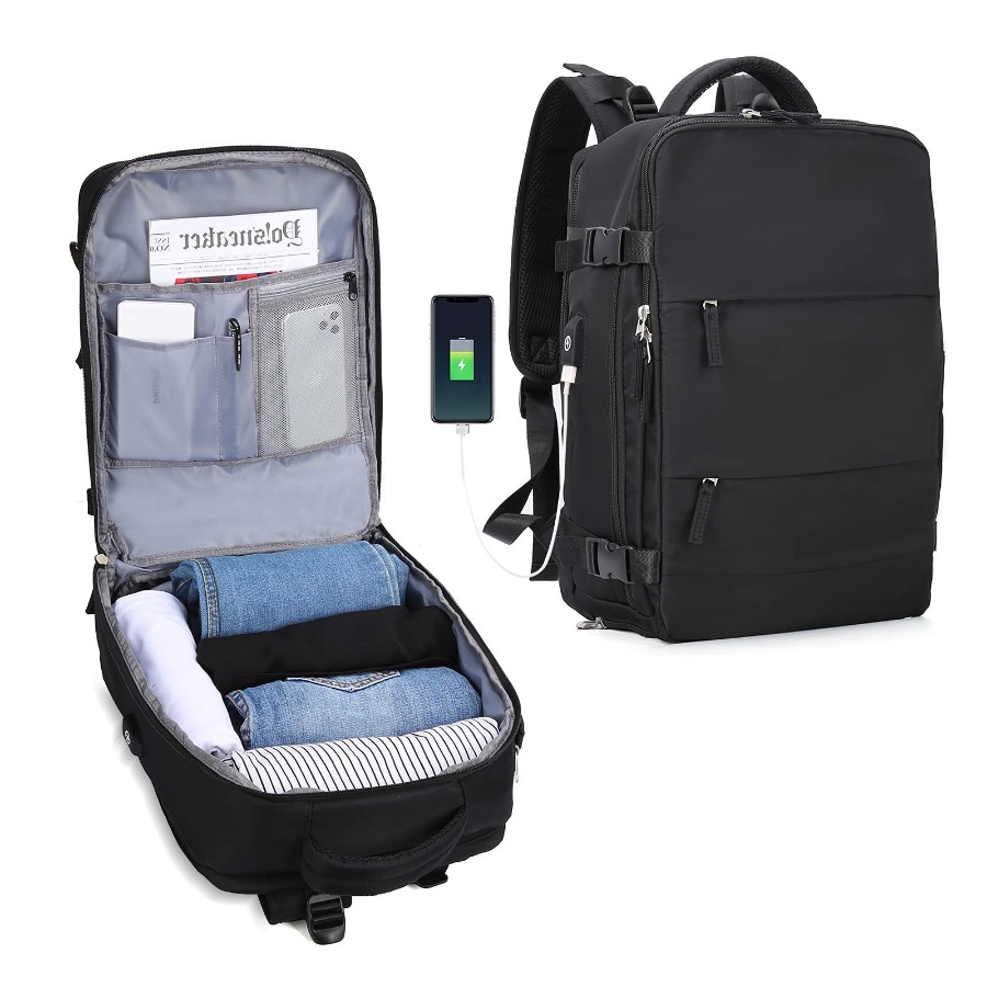【New Arrival】Black Travel Back – Women Bags For Laptop recenzja i cena