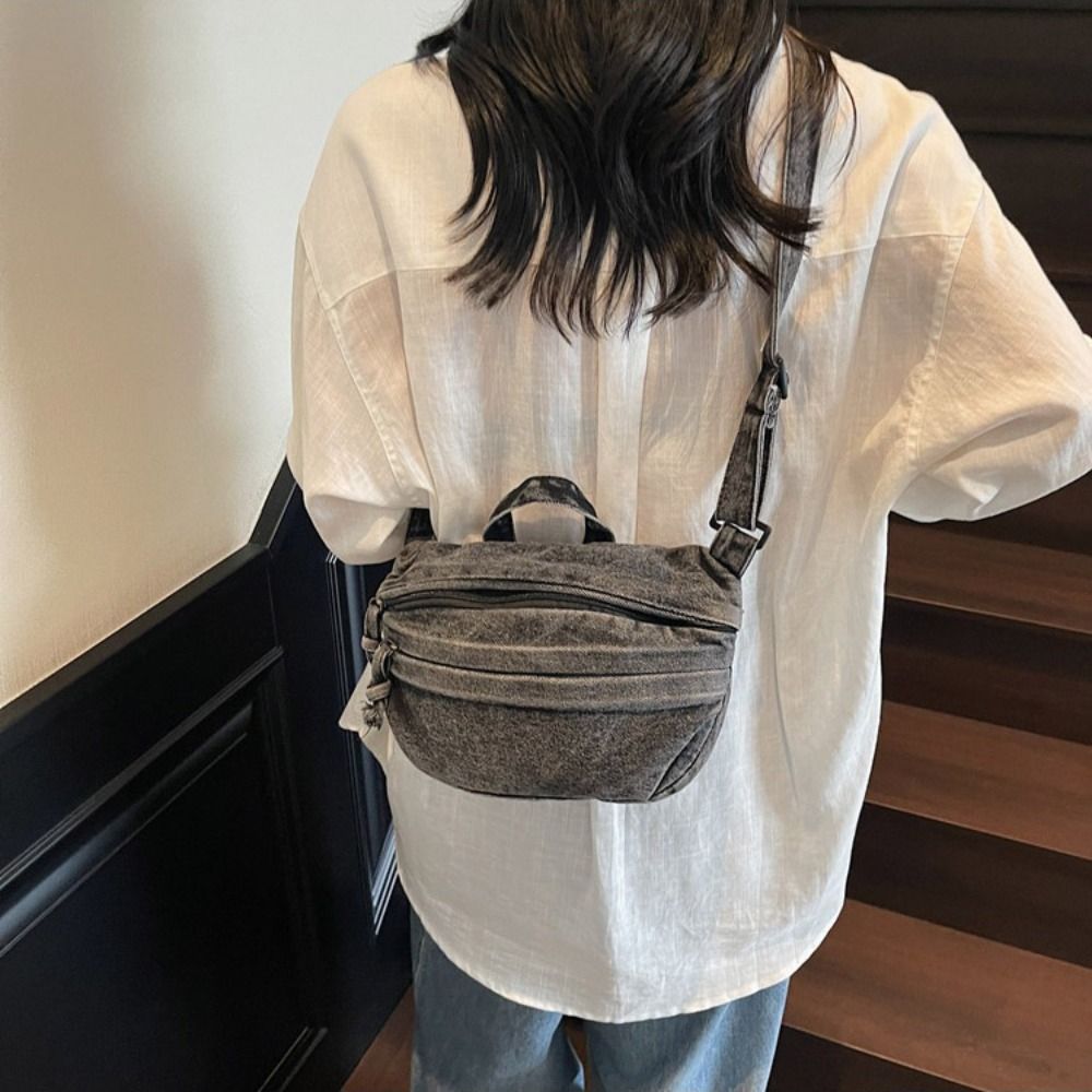 Trend Handbag Retro Denim Bag  – Women Bags Jeans recenzja i cena