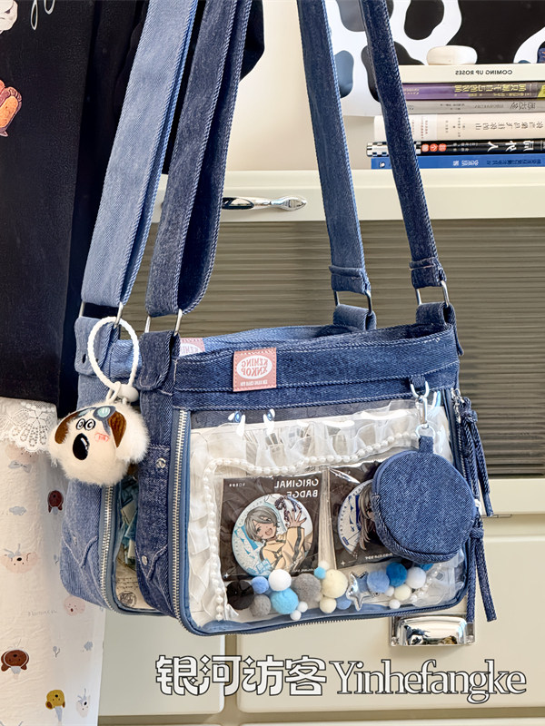 JIAERDI Harajuku Denim Ita Bag – Women Bags Jeans recenzja i cena