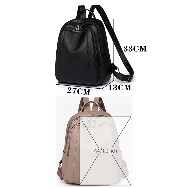 High Quality Leather Backpack  – Women Bags H&M recenzja i cena
