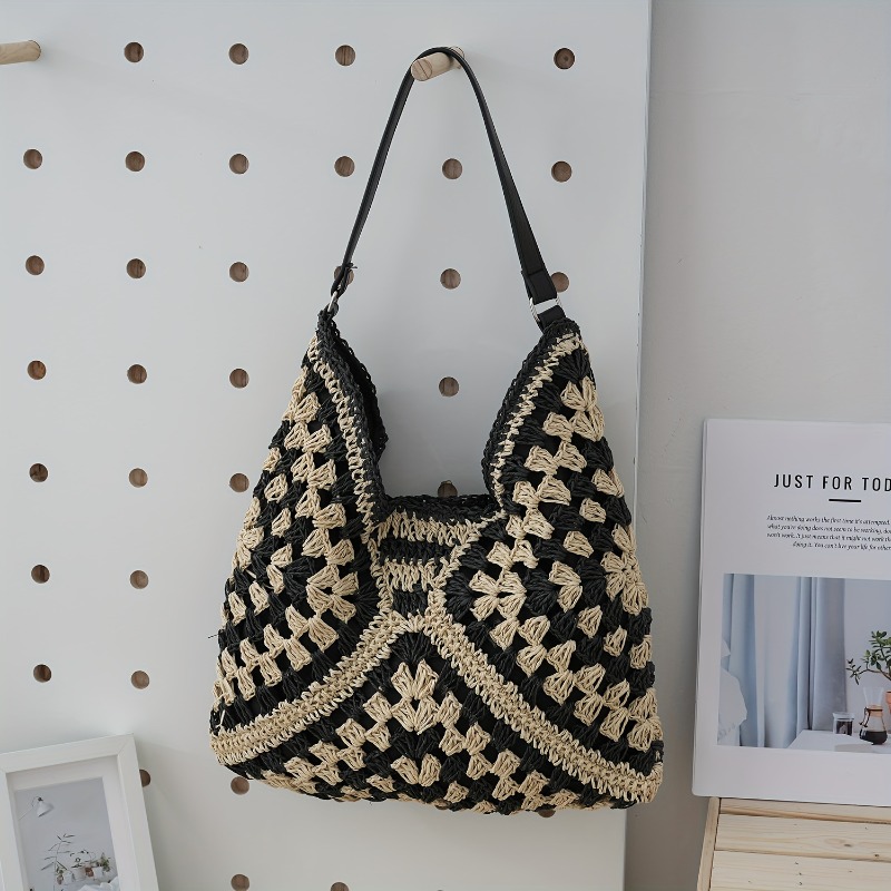 Fashion Bohemian Large Capacit – Crochet Market Bag recenzja i cena