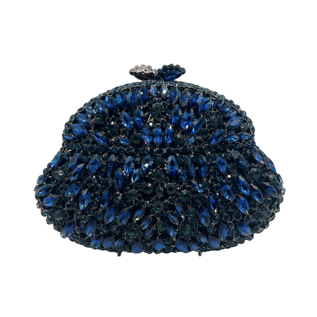Blue Shell Clutch, Iridescent  – Women Bags Wholesale recenzja i cena