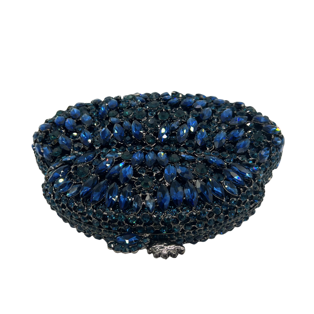 Blue Shell Clutch, Iridescent  – Women Bags Wholesale recenzja i cena