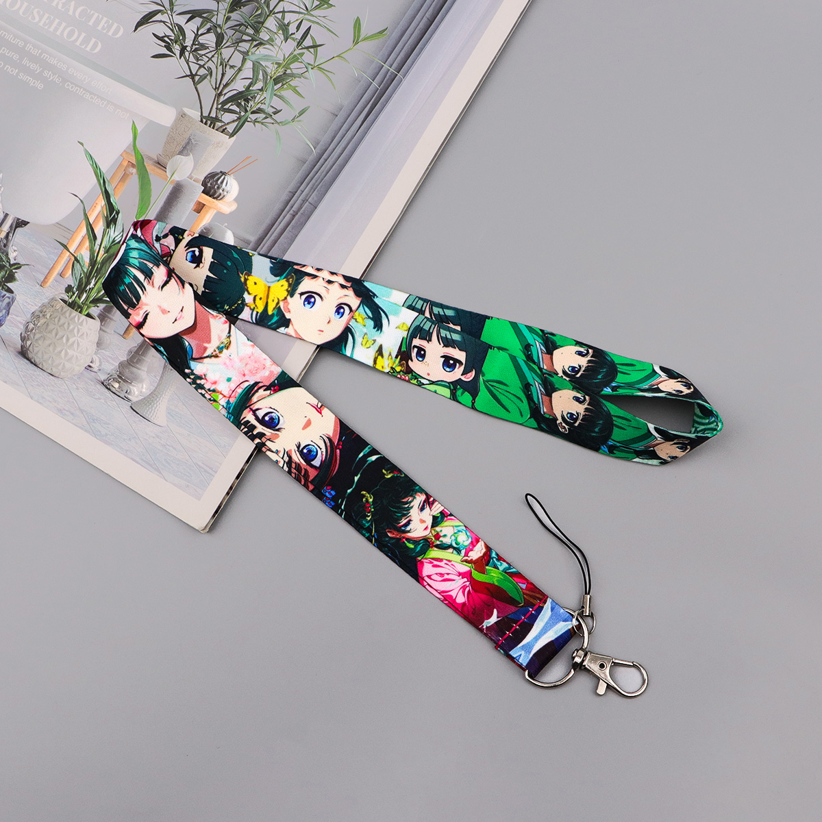 Cute Anime Girl Lanyard Neck S – Women Bags Rack recenzja i cena