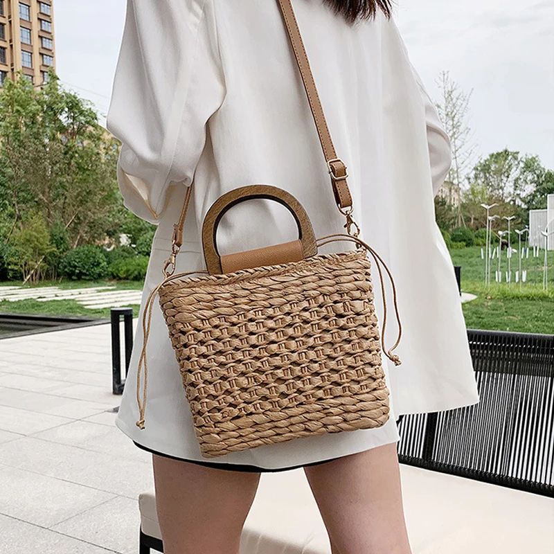 JIOMAY Women's Luxury Designer – Crochet Market Bag recenzja i cena