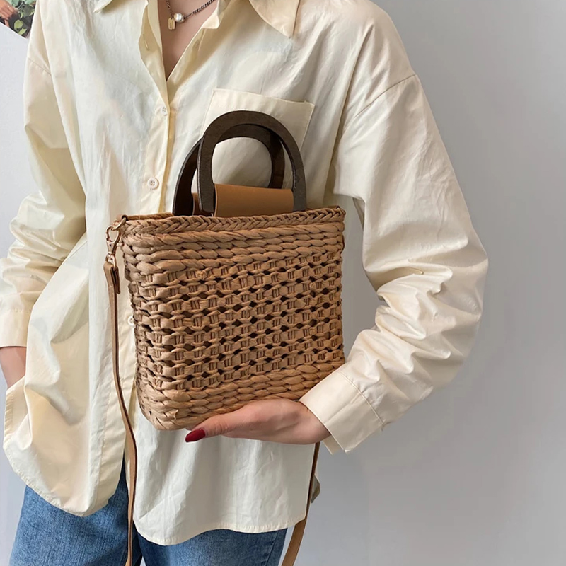 JIOMAY Women's Luxury Designer – Crochet Market Bag recenzja i cena