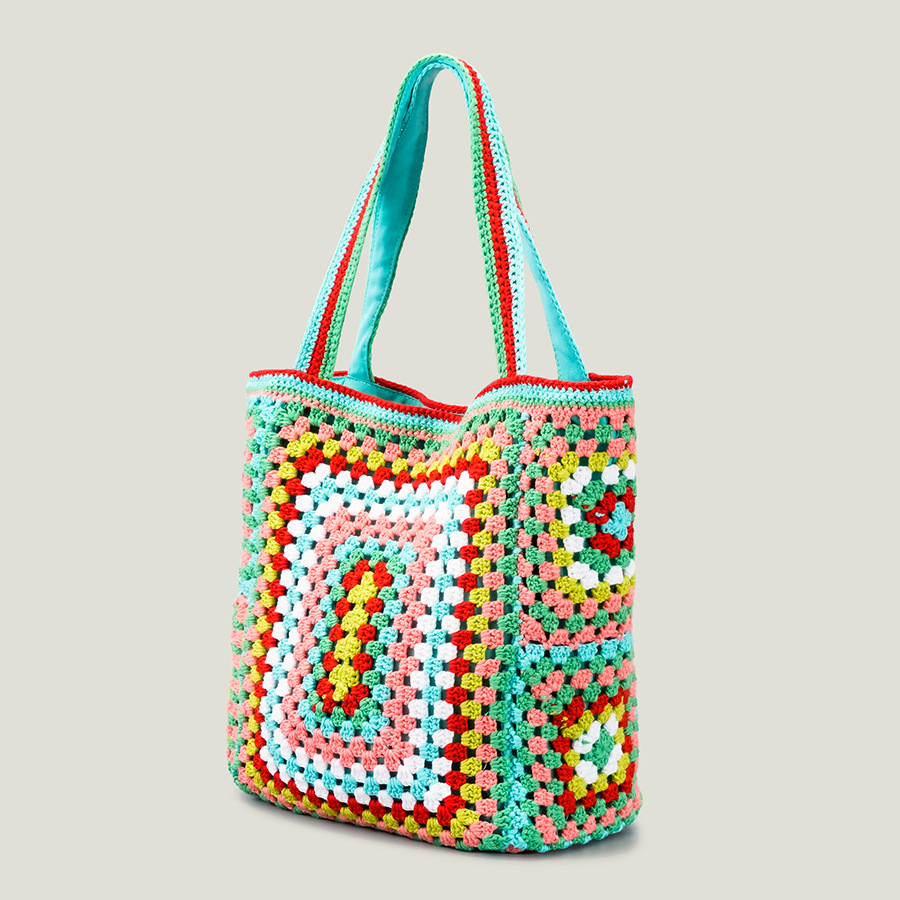 Bohemian Paisley Crochet Women – Crochet Market Bag recenzja i cena