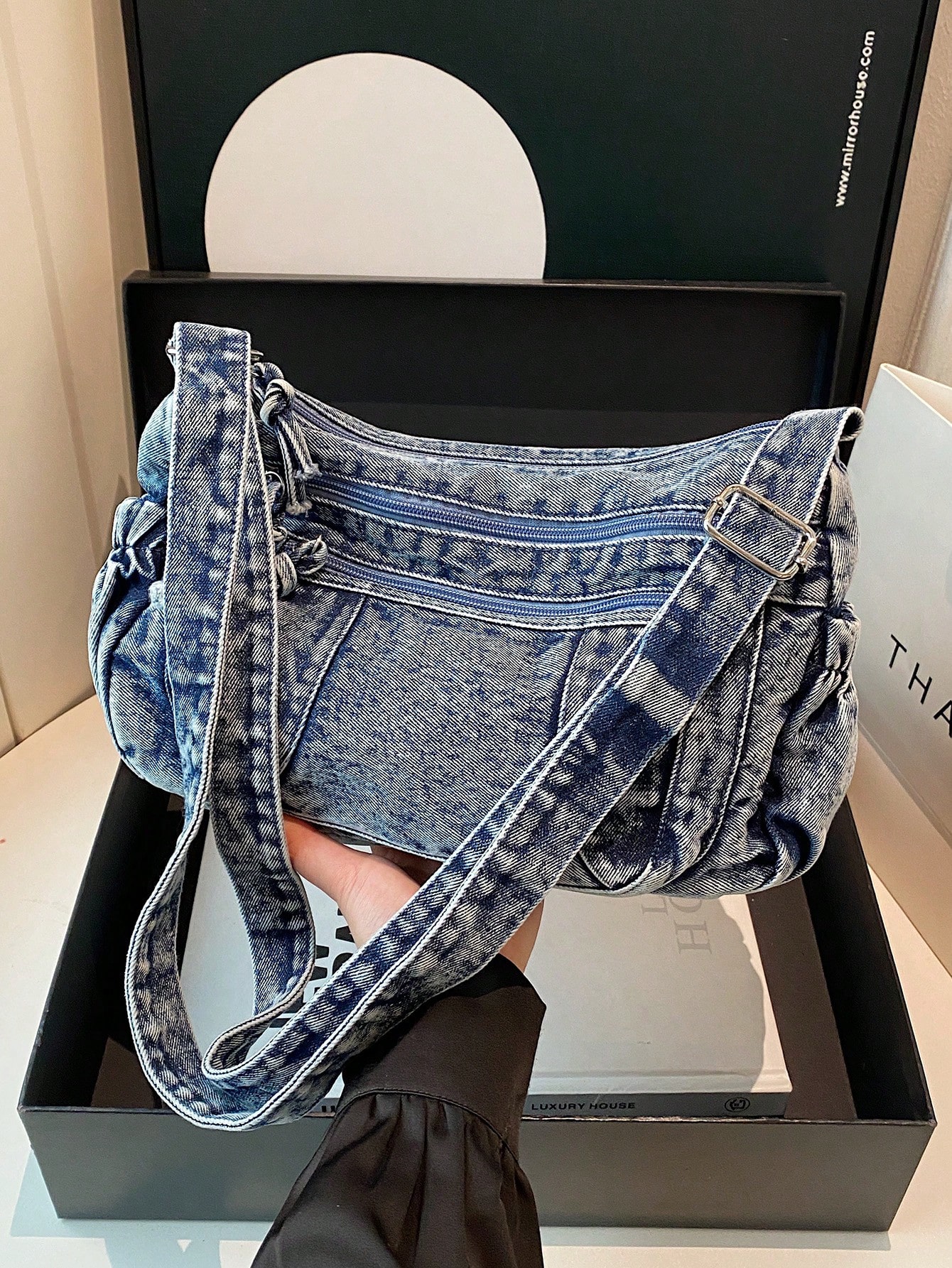 New Casual Chic Soft Jeans Mul – Women Bags Jeans recenzja i cena